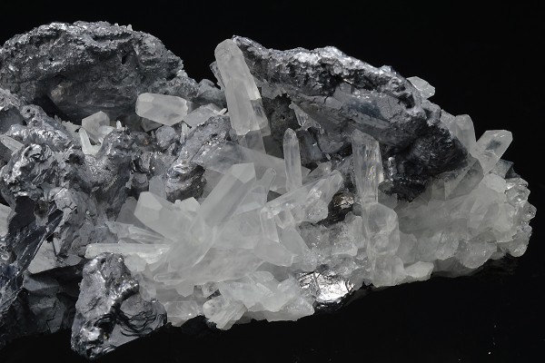 Spinel law twin Galena, Quartz