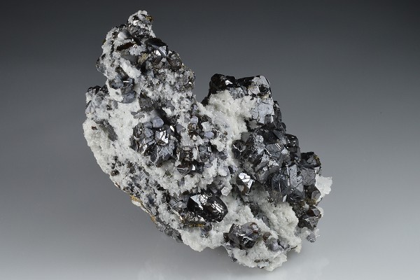 Sphalerite on Quartz, Galena