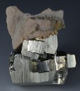 Calcite on Pyrite