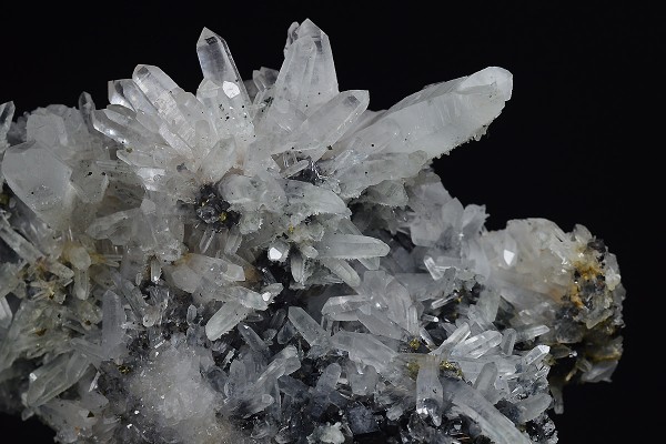 Quartz, Sphalerite, Chalcopyrite