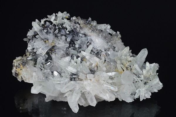Quartz, Sphalerite, Chalcopyrite