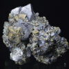 Galena, iridescent Chalcopyrite, Pyrite, Sphalerite, Quartz