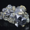 Galena, iridescent Chalcopyrite, Pyrite, Sphalerite, Quartz