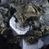 Galena, iridescent Chalcopyrite, Pyrite, Sphalerite, Quartz