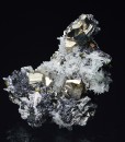 Pyrite, Quartz, Sphalerite, Chalcopyrite