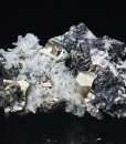 Pyrite, Quartz, Sphalerite, Chalcopyrite