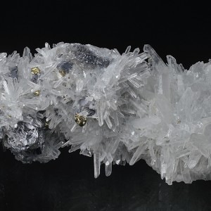 Quartz, Galena, Chalcopyrite, Pyrite