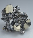 Pyrite, Cleiophane, Quartz