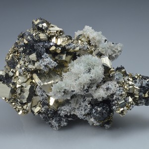 Pyrite, Quartz, Sphalerite