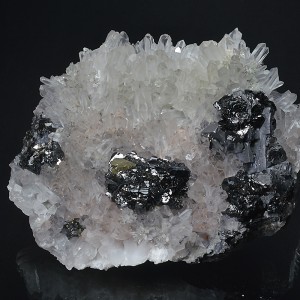 Quartz, Galena, Sphalerite, Chalcopyrite