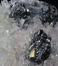 Quartz, Galena, Sphalerite, Chalcopyrite