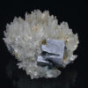 Galena and Chalcopyrite on Quartz