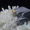 Galena and Chalcopyrite on Quartz