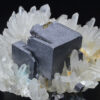 Galena and Chalcopyrite on Quartz