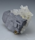 skeletal Galena, Quartz, Chalcopyrite