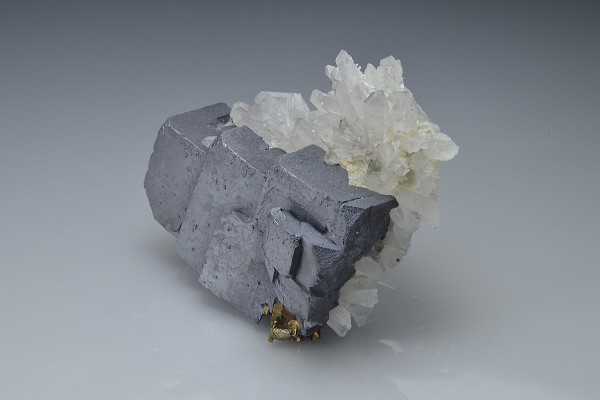 skeletal Galena, Quartz, Chalcopyrite