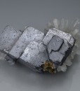 skeletal Galena, Quartz, Chalcopyrite