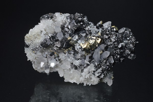 Sphalerite, Pyrite, Chalcopyrite, Galena