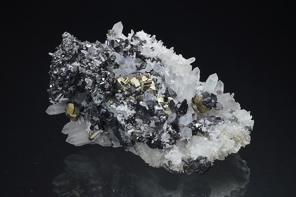 Sphalerite, Pyrite, Chalcopyrite, Galena