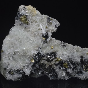 Quartz, Chalcopyrite, Sphalerite