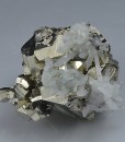 Quartz on Pyrite