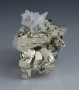 Quartz on Pyrite