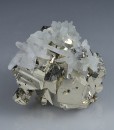 Quartz on Pyrite