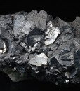 Twinned and truncated Galena, Quartz