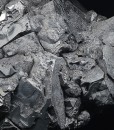 Twinned and truncated Galena, Quartz