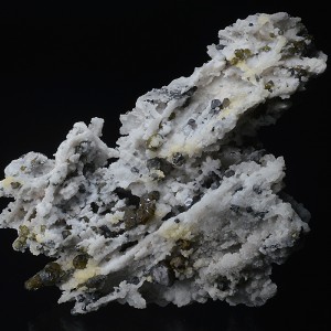 Cleiophane and Galena on Quartz