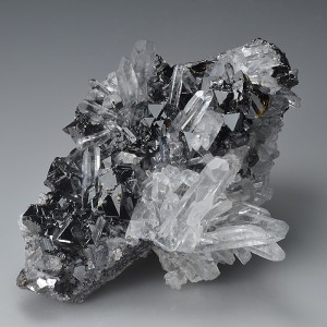 Sphalerite on Quartz, Galena