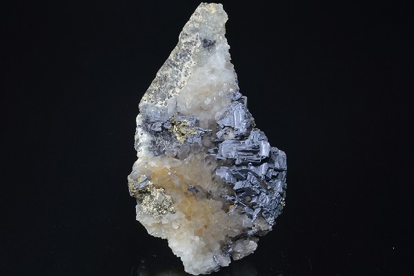 Skeletal Galena, Quartz, Pyrite