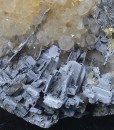 Skeletal Galena, Quartz, Pyrite