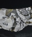 Calcite on Cleiophane