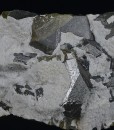 Calcite on Cleiophane