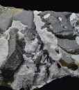 Calcite on Cleiophane