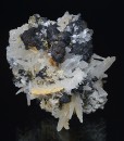 Quartz, Sphalerite, Chalcopyrite, Calcite, Galena