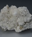 Pyrite on Siderite, Calcite