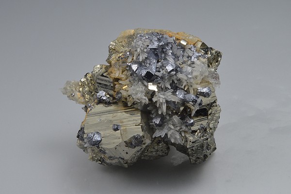 Pyrite, Quartz, Galena