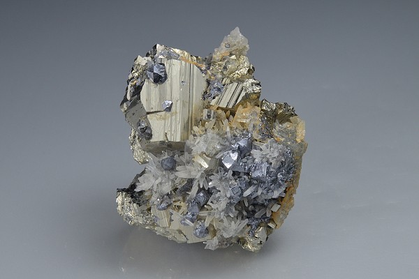 Pyrite, Quartz, Galena