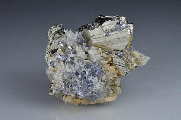 Pyrite, Quartz, Galena