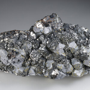 Dodecahedral Galena, Chalcopyrite, Sphalerite