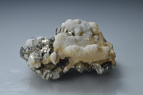 Pyrite, Calcite, Quartz
