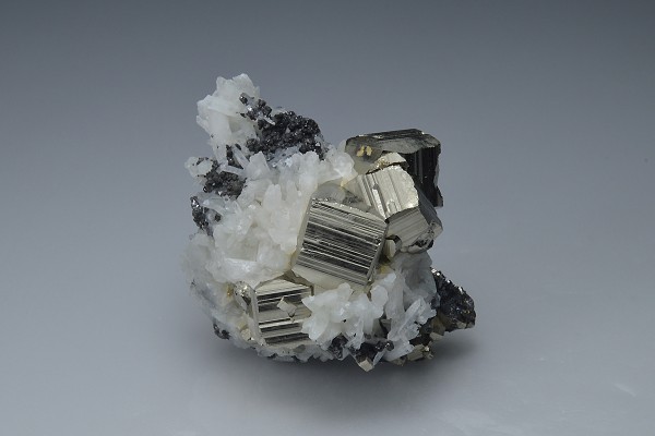 Pyrite, Quartz, Sphalerite