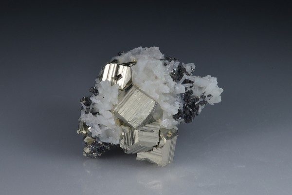 Pyrite, Quartz, Sphalerite