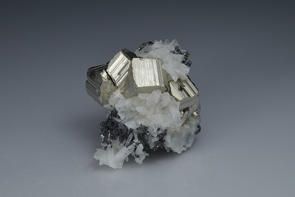 Pyrite, Quartz, Sphalerite