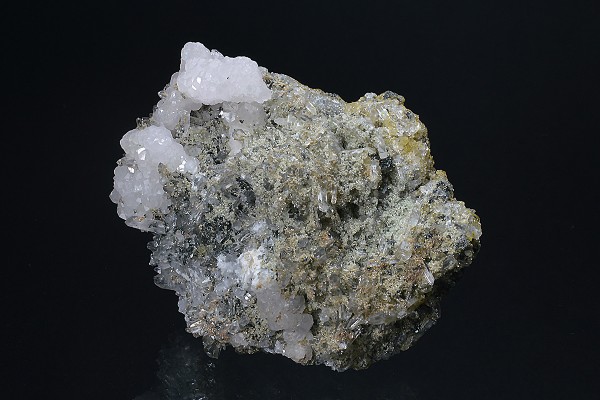 Quartz, Calcite, Sphalerite, Chlorite