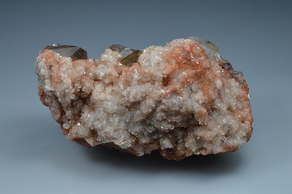Smoky Quartz, Calcite
