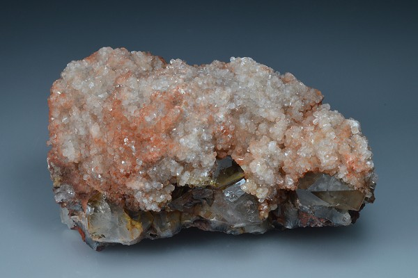 Smoky Quartz, Calcite
