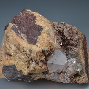 Two generations Quartz with inclusions